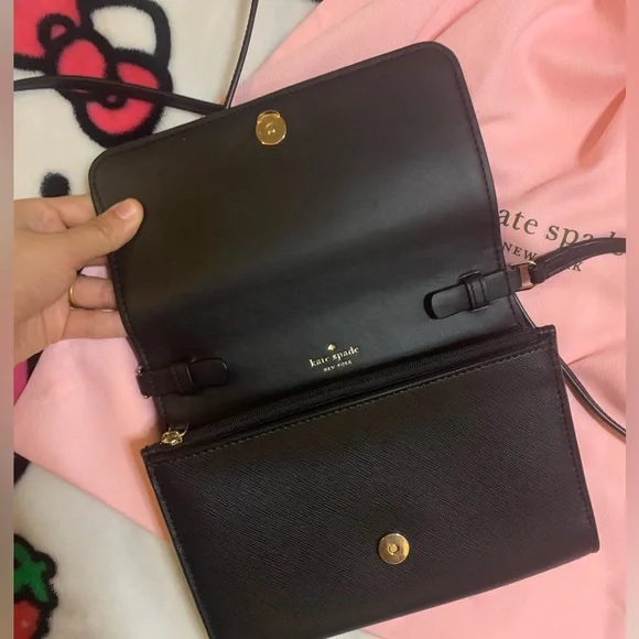 KATE SPADE BLACK CROSSBODY - Picture 3 of 4